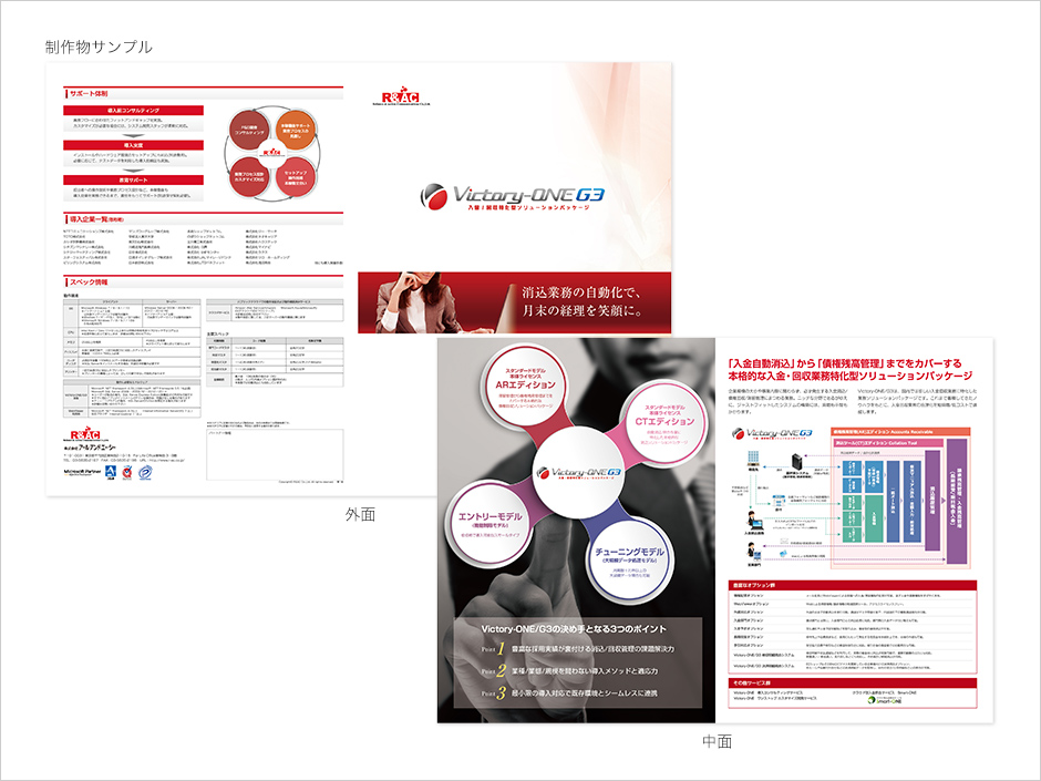 Victory-ONE G3パンフレットの実績